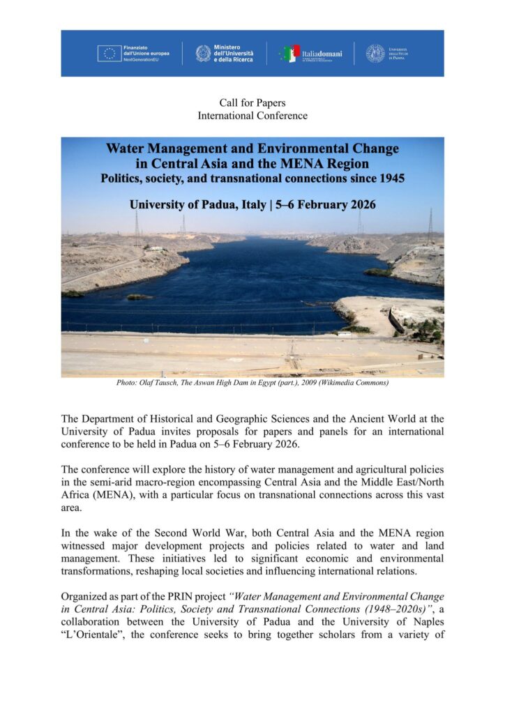 Water Management and Environmental Change