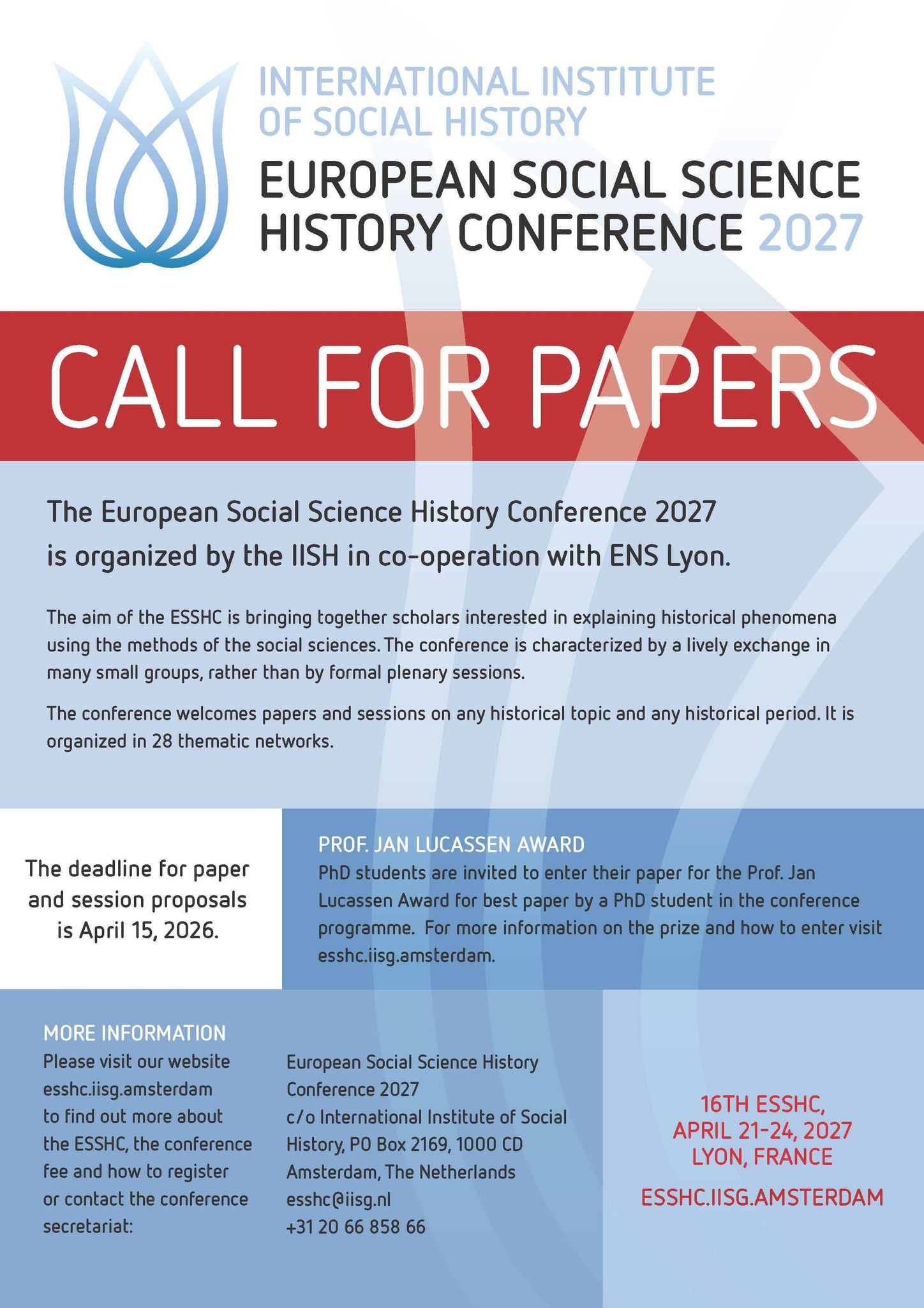European Social Science History Conference 2027