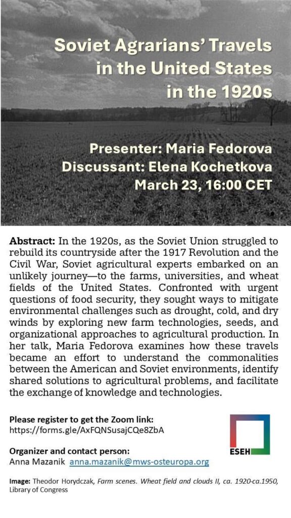 soviet agrarian travels