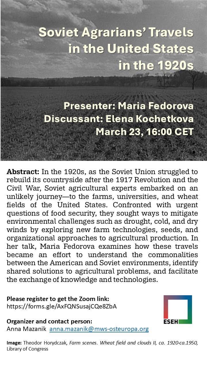 soviet agrarian travels