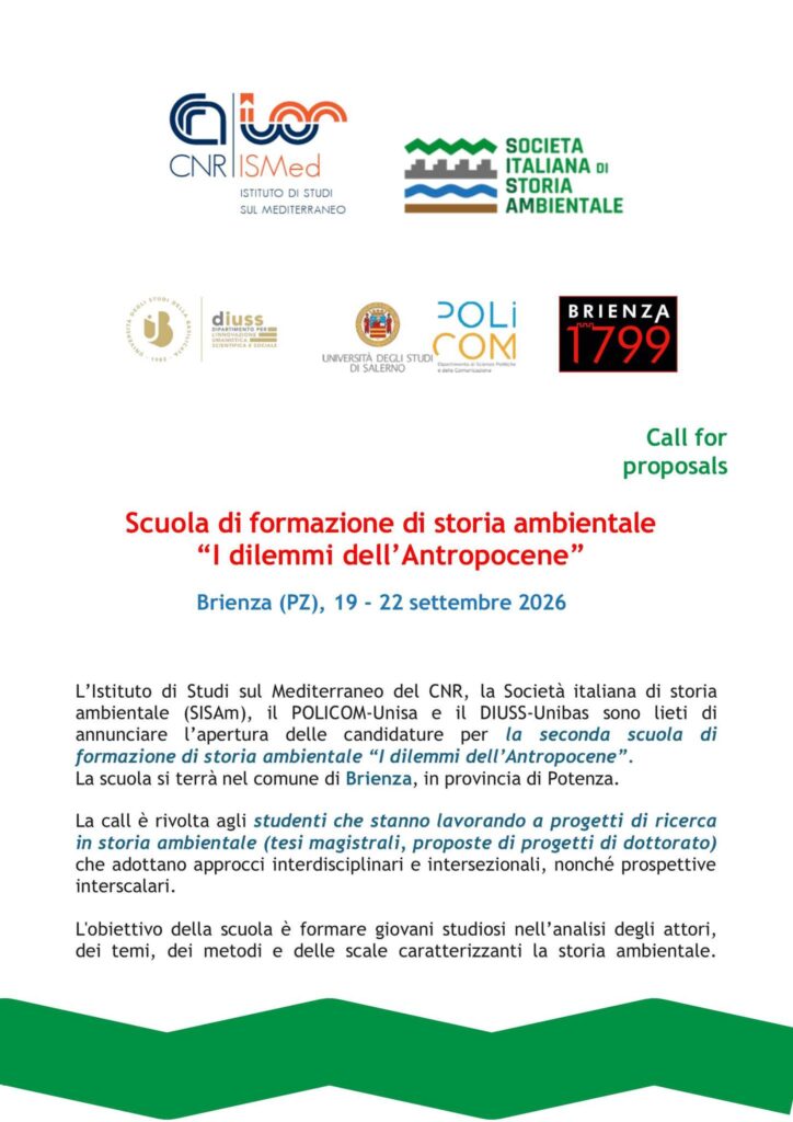 summer school dilemmi antropocene